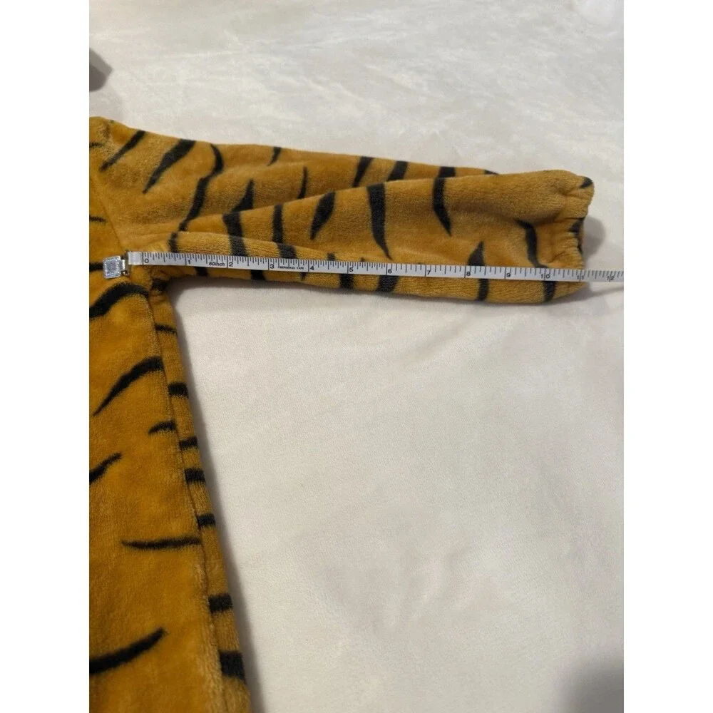 MICHLEY Toddler Tiger Costume Complete Outfit Hooded Fleece One Piece Size 3T?